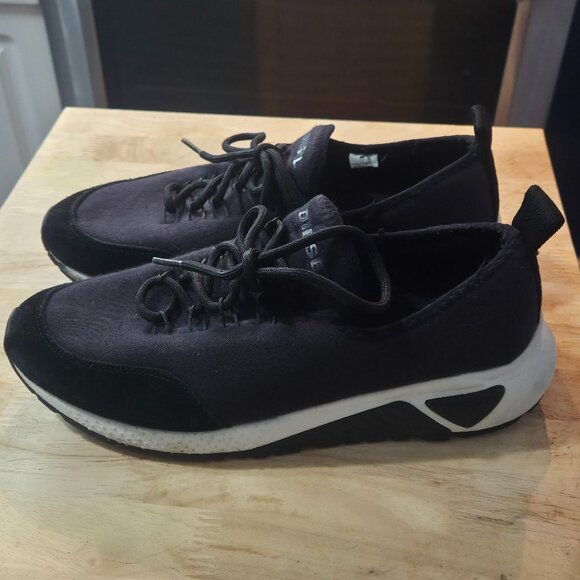 Diesel Men's Black and White sneakers size US 8.5 EUR 42 JPN 26.5 - Picture 7 of 10